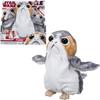 STAR WARS - Peluche Interactive Porg - HASBRO - Intérieur - 4 Ans Et Plus - Blanc, Beige, Gris Et Noir