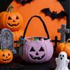 Open Top Pumpkin Bucket Handheld Pumpkin Candy Bucket Festive Halloween Candy Bag  Dessert Making