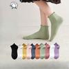 Female Summer Thin Trend Cotton Anti Bacterial Deodorant Wicking In The Tube Socks