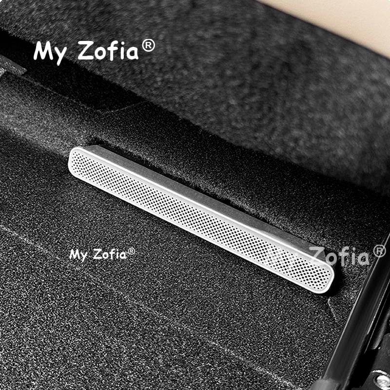 For Smart #3 2024 2025 2026 Car Stainless steel Under Seat Air Vent Outlet Grille Cover Interior Protector Accessories