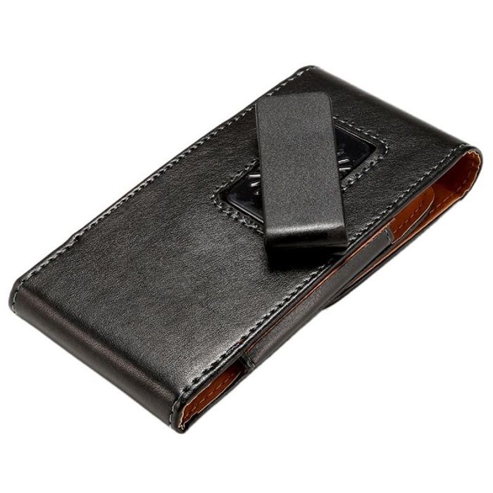 Pour Xiaomi 14 Ultra (2024) Housse Ceinture Exécutif Clip 360 Cuir Synthétique - Noir