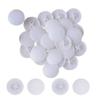 100 PCS White Plastic Nuts Bolts Covers 17mm Eccentric Wheel Decorative Cover Screws Head