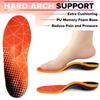 Arch Support Sports Insoles Men Women Badminton Running Fitness Breathable Shock Absorbing Flatfoot Orthotic Insoles