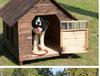 Solid Wood Large Outdoor Dog House - Rainproof, Sunproof, Windproof Handmade Kennel