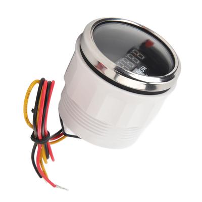 932V 52MM Круглый цифровой счетчик моточасов для лодок, высокая точность, круглый индикатор моточасов для автодомов, яхт, рыболовных судов