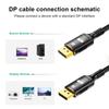 16K DisplayPort кабель 2.1 8K DP 2.1 DP Видео кабель 80gbps DP to DP 16K@30Hz 8K@60Hz 120Hz 4K для HDTV приставок игровых мониторов Gr