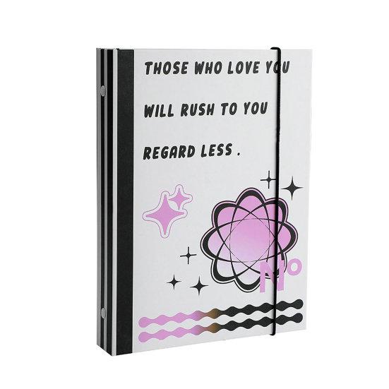 English Letters Mini Photo Album Convenient Paper Souvenir Picture Case Storage Book