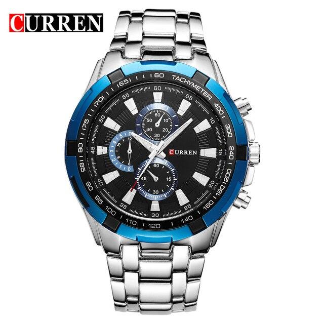 CURREN Brand Luxury Watches Men Sports Business Casual Quartz Wrist Watches Military Wristwatch Waterproof 8023