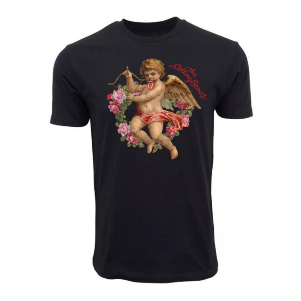 Футболка с графическим принтом ROLLING STONES CHEEKY CUPID Унисекс