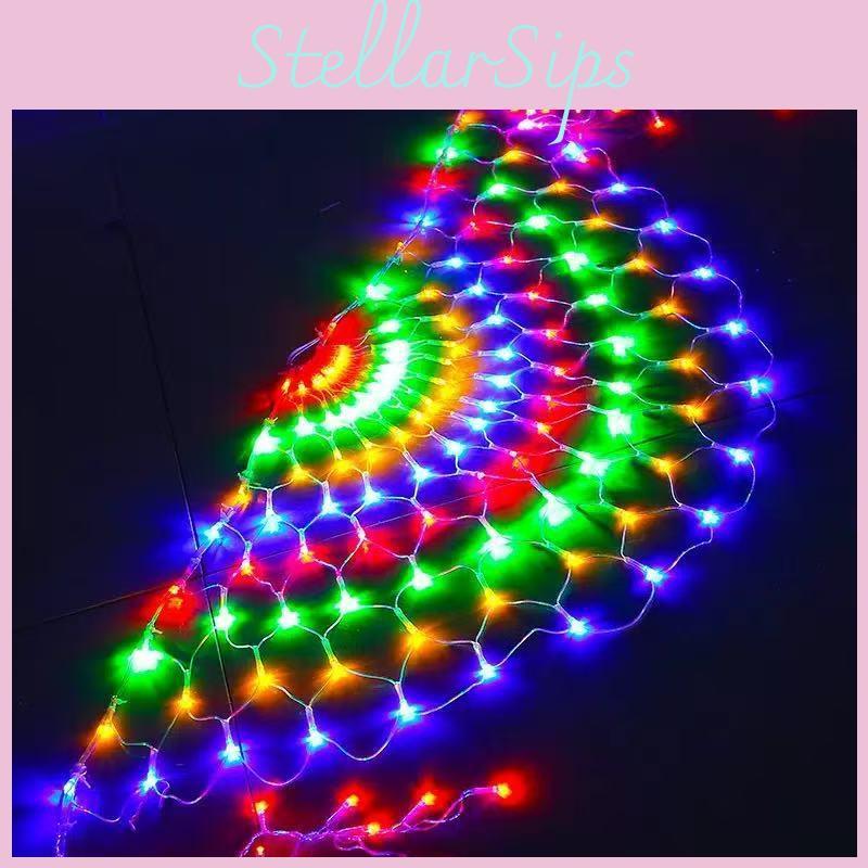 Peacock Outdoor Led Net Light Waterproof For Garden And Patio Decoration