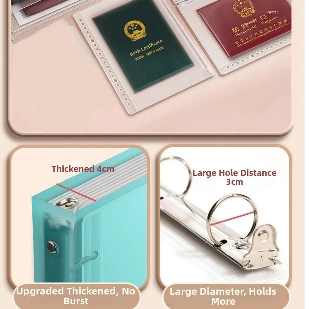 Waterproof Document Storage Bag 7-in-1 Miscellaneous Storage Organizer File Binder Business