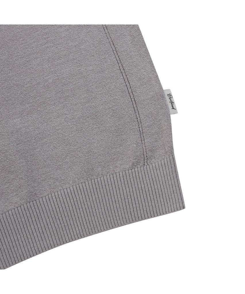 BRENTWOOD [Washable] Color-Blocked Polo Neck Sweater Brwam26531Gyx