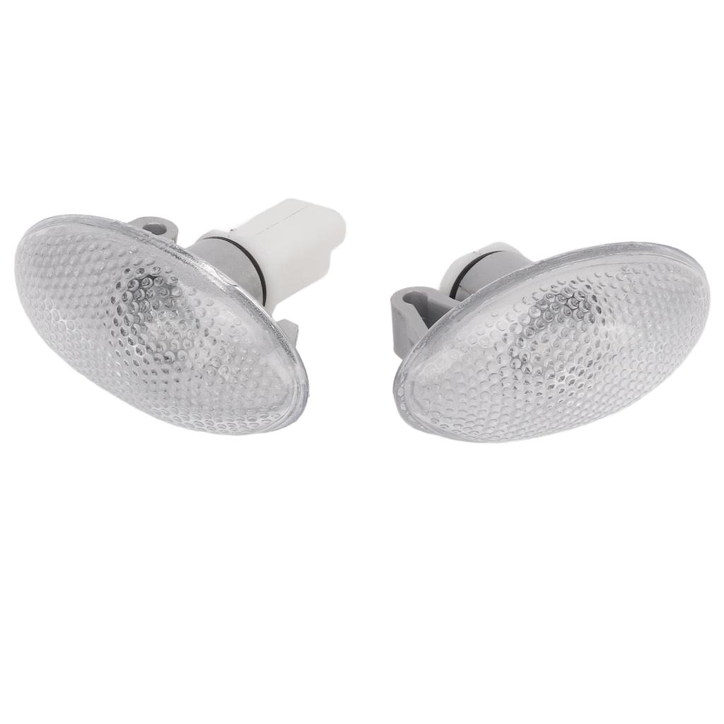 2PCS LED Side Indicator Repeater Light 632574 Side Marker Lamp Set Replacement for Peugeot 206 607