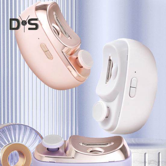 Electric Nail Clipper for Seniors 3-in-1 Automatic Nail Trimmer with Polishing Electric Nail Trimmer for Adults Elderly Kids Portable Electric Nail