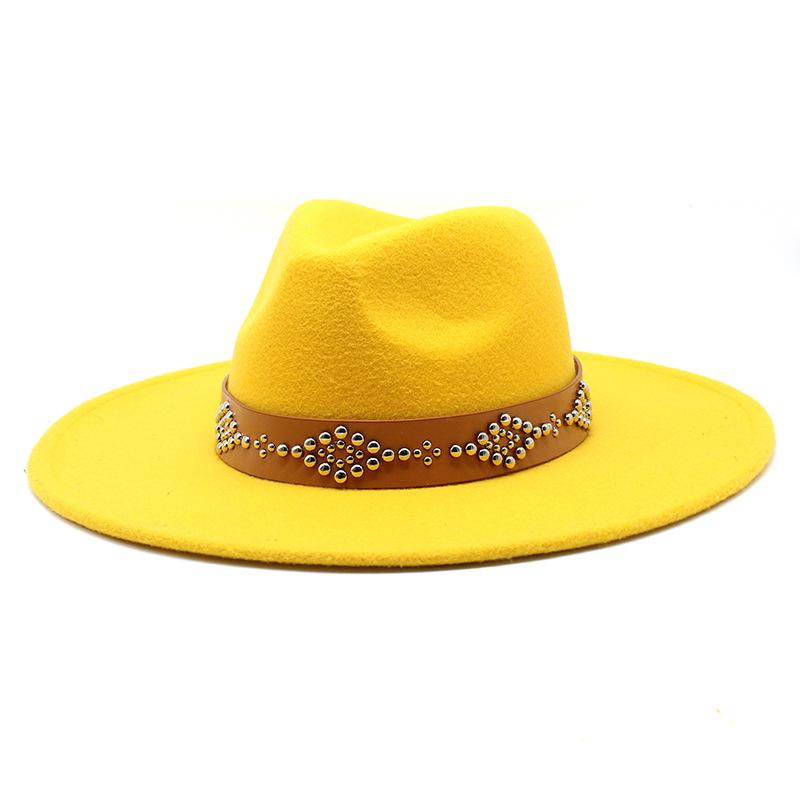 2022 шляпа Федора для женщин, шерстяная фетровая шляпа в стиле ретро, ​​джазовая шляпа с широкими полями 9,5 см, церковная свадебная шляпа, уличная модная черная кепка под платье