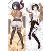 Чехол для подушки с аниме-декором Attack Titan Mikasa Ackerman Dakimakura, наволочка с 2-сторонним принтом, обнимающий чехол для подушки, Otaku Waifu