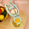 2Pcs/Set Spring Egg Design Manual Opener Ergonomic Handle Yolk Egg White Separator Tool