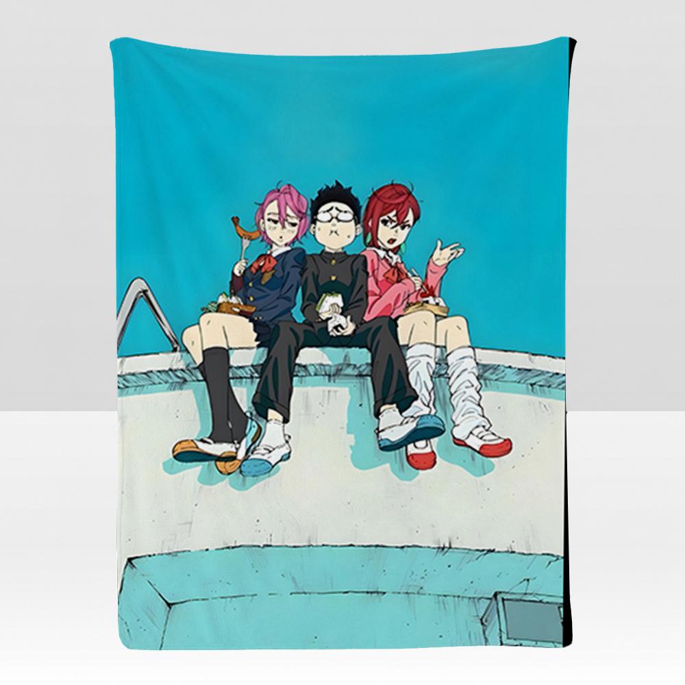 Character IP DDAN DA DDAN Throw Soft Flannel Blanket for Bed Bedroom Sofa Picnic Throw Skinfriendly Breathable Gift Cover