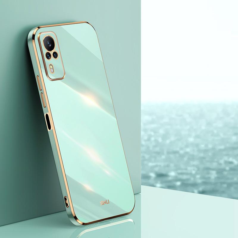 Для Vivo Y51 2020 чехол Роскошный квадратный чехол Vivo Y33 Y31 Y53S 4G чехол для телефона Противоударный силиконовый чехол-накладка Fundas