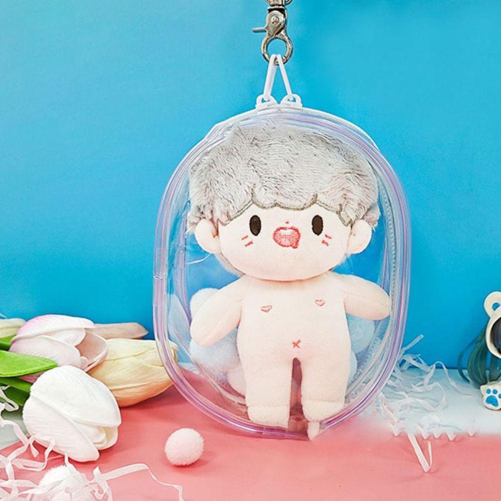 Multicolor Doll Display Box Transparent Storage Case Gift Clear Outdoor Bag