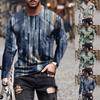 Men's T Shirt Graphic Abstract Neck Clothing Apparel Outdoor Long Sleeve Print Fashion Designer Vintage