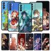 Genshin Impact Baizhu Case For Oppo Reno8 Reno7 Reno6 Pro Plus A54 5G Find X6 X5 A53 A52 A9 A15 A95 A17 A16 A76 A74 A57 Cover