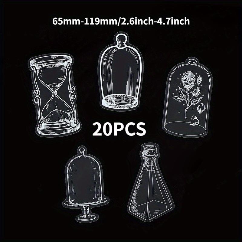 Набор закладок из сушеных цветов, материал ручной работы «сделай сам», тисненный прозрачный образец бутылки, весенний памятный подарок, креативная закладка ручной работы для студентов