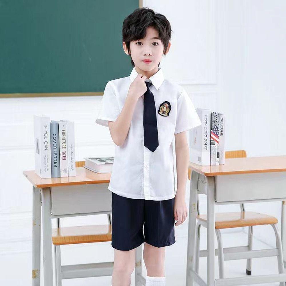 Shirt Accessories For Kids for Wedding Solid Color Children Tie School Uniform Tie Elastic Necktie