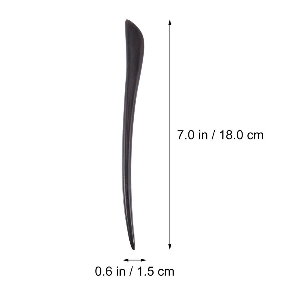 KESYOO Wooden Everyday 2 Japanese Wooden Hair Hair Simple Hair Set of 2 Hairpin, Use, Pieces, Style, Yukata, Stick, Ornament, Accessory, (Styling 1)