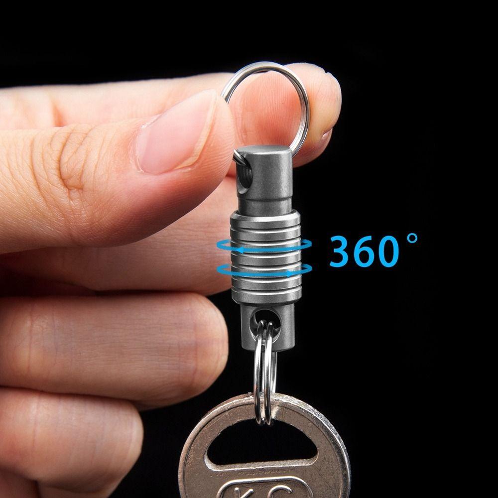 Ultra-light Brass Keychain Portable Car Key Ring New Keyring Outdoor Small Tool