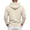 Мужская флисовая толстовка с капюшоном и длинными рукавами для осенних outdoor-занятий спортом