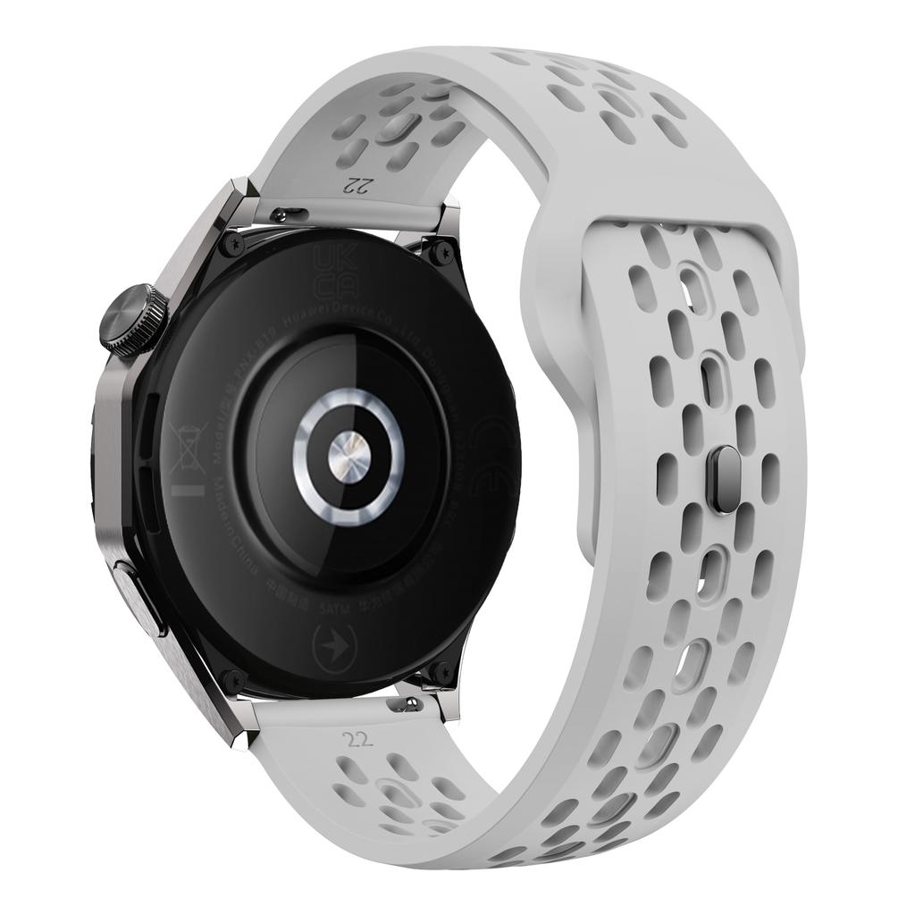 Для Garmin Venu 3 / Venu 2 / Vivoactive 4 22 мм ремешок для часов замена полого силиконового ремешка на запястье