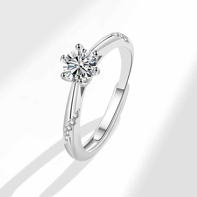 Женское персонализированное кольцо на палец с цирконием, кольца для женщин, обручальное кольцо из медного сплава золотого цвета, модные украшения на удачу, подарок, регулируемые женские кольца