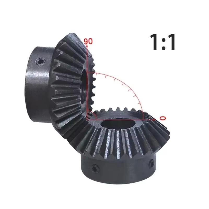 1pc Bevel Gear 1M 20/25/30T Bevel Gears Inner Hole 5/6/6.35/8/10/12mm Gear 90 Degree Transmission For Model Car Modification DIY