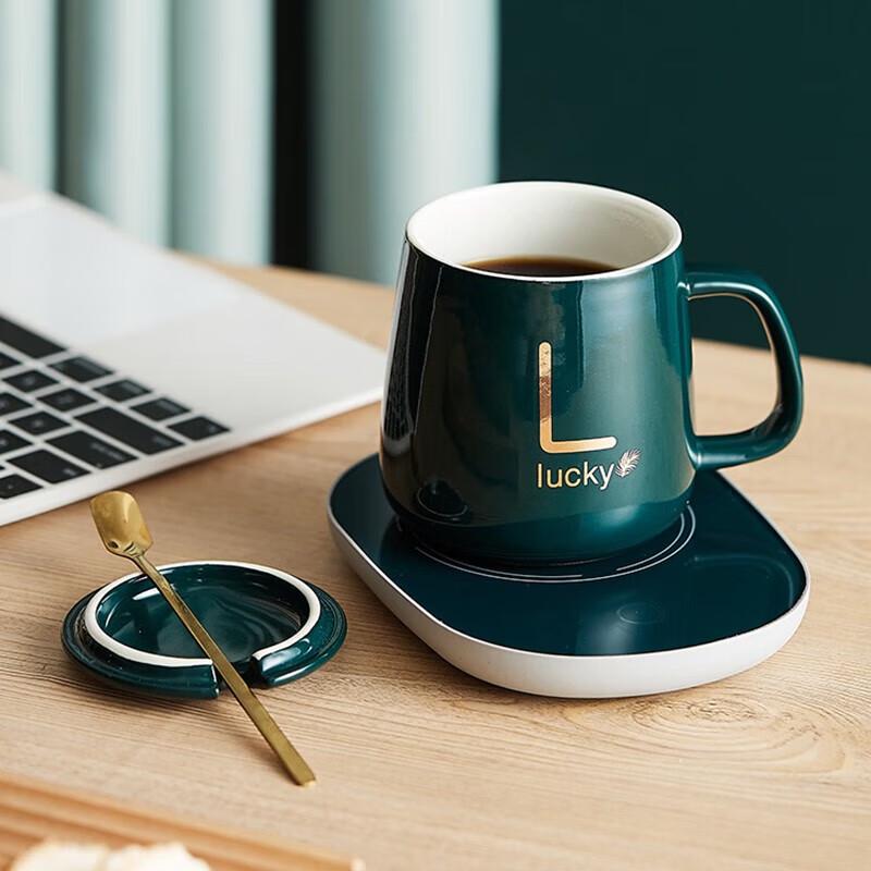 Керамическая кружка и подогреватель с постоянной температурой 55°C