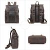 Сумка через плечо Crazy Horse Leather Head Layer Cowhide Backpack с несколькими отделениями и большой вместимостью Мужские большие рюкзаки из натуральной кожи