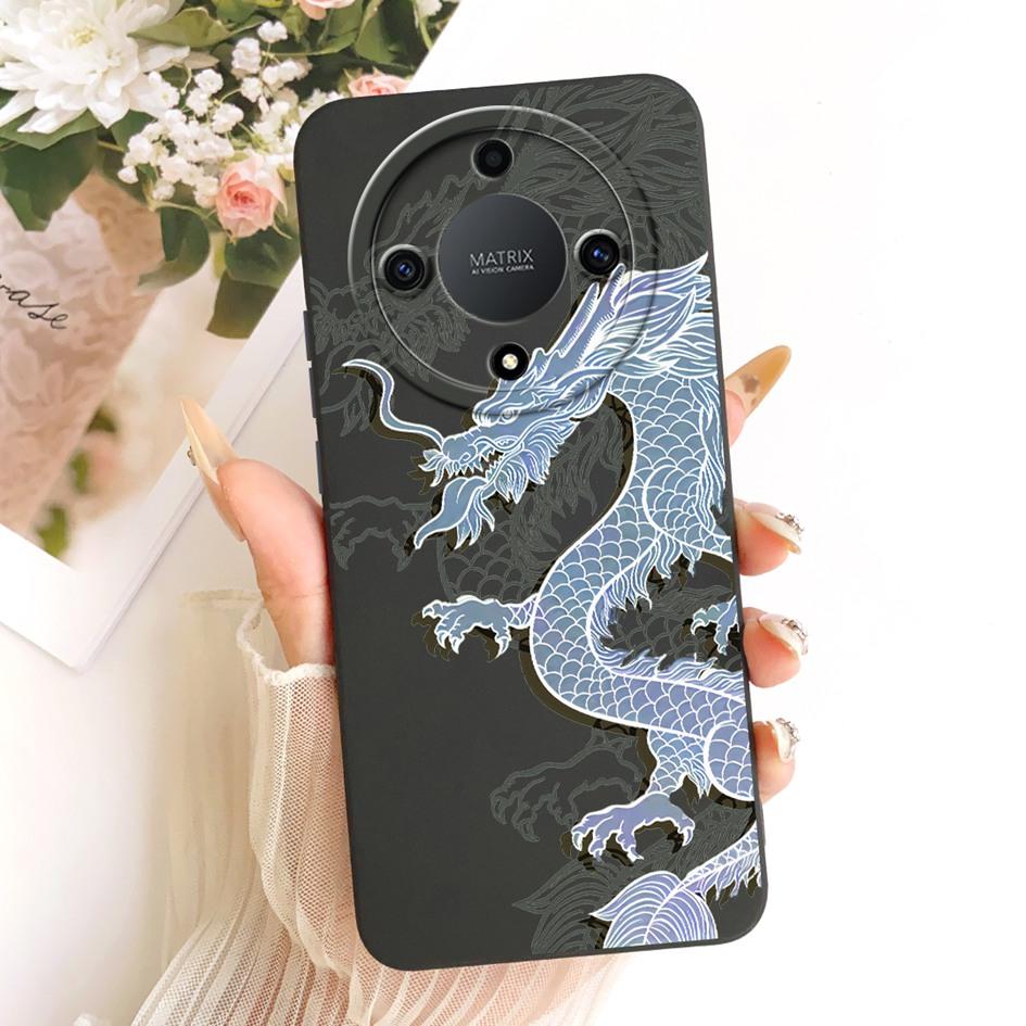Ударопрочный Чехол Для Honor X9a Чехол Magic 5 Lite Funda RMO-NX1 RMO-NX3 Роскошные Чехлы Из Мягкого Силикона С Цветами Ромашки Для HonorX9a Capa