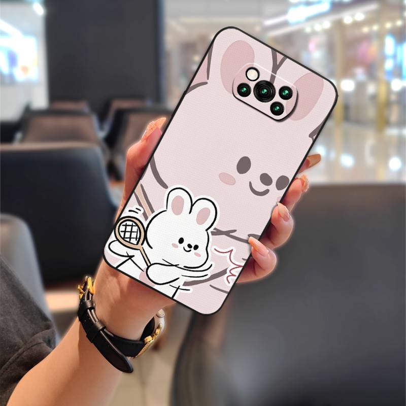 Парный ТПУ чехол для телефона Xiaomi Poco X3 NFC/X3 Pro Силиконовый Мягкий чехол Пылезащитный Ударопрочный Защита от ударов Задняя крышка Милый