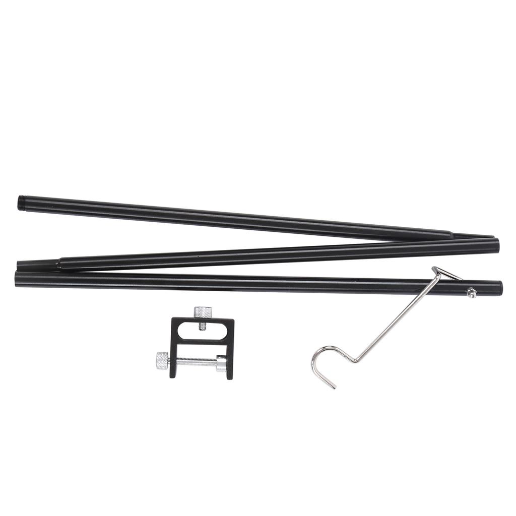 Подставка для фонаря для кемпинга из алюминиевого сплава, складная, с одним крючком, с сумкой для хранения для кемпинга