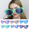 Party Props Party Decoration Supplies Large Frame Square Glasses Shades Big Glasses Glow Glasses