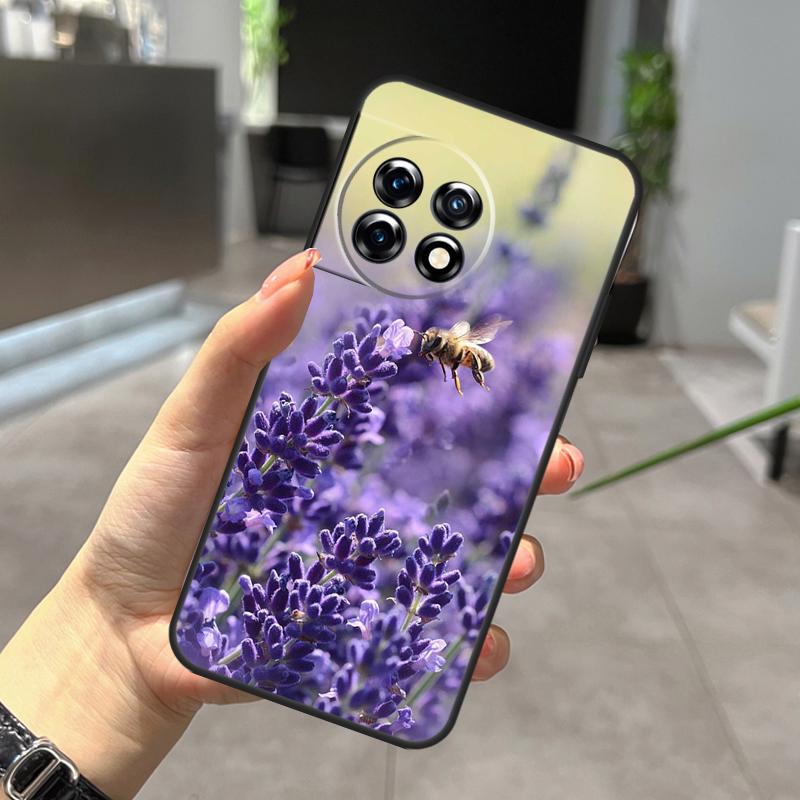 Чехол с цветами лавандового цвета для OnePlus Nord CE 5 2 3 4 Lite N30 N20 OnePlus 15 13 12 11 9 10 Pro 10T 13R 15R