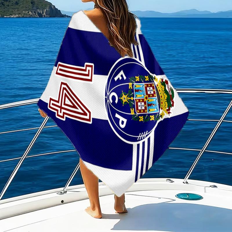 Fc Space Emblem Printed Beach Towel, Super Soft Microfiber, Perfect Gift Birthday, for Pool, Beach, Travel, for family and friends