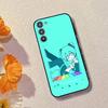 Мультяшный Аниме H-Hatsunes MIku Чехол для Телефона Черный Силиконовый Мягкий Для Samsung Galaxy A73,A72,A71,A70,A53,A52,A51