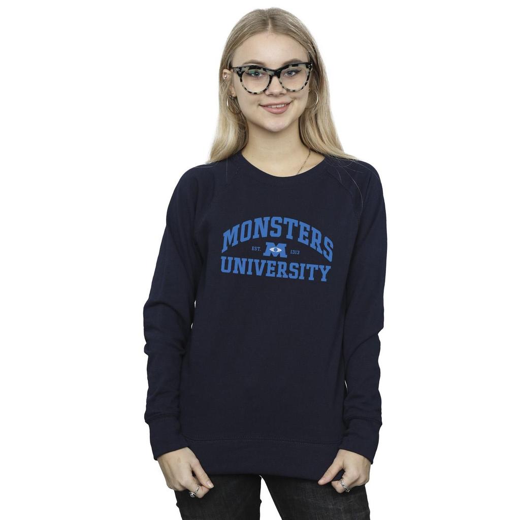 Disney Womens/Ladies Monsters University Logo Sweatshirt