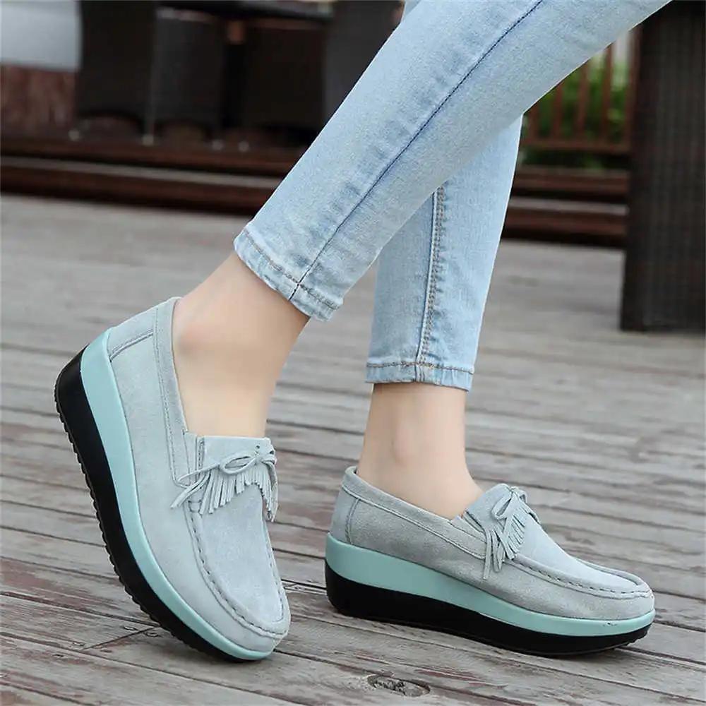 Fashion Strapless Height Increasing Fuchsia Boots For Women Flats Sneakers Gold Autumn Tennis Shoes Sport On Offer Loafersy