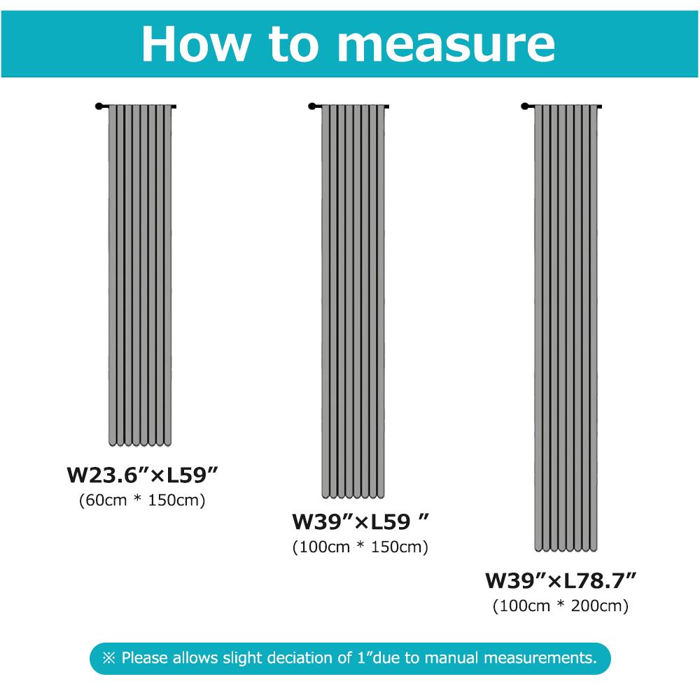 1 шт., занавеска Aoresac для дома, простая однотонная затемняющая двухсторонняя ткань на липучке для дома
