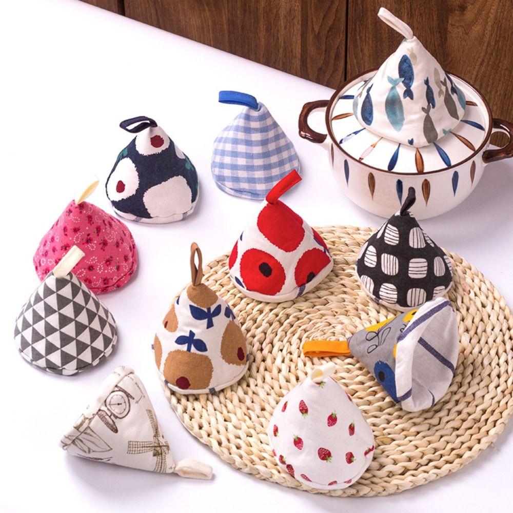 Insulation Anti-Scalding Pot Triangle Hat Cloth Cover Pot Holder Enamel Pot Pot Handle Kitchen