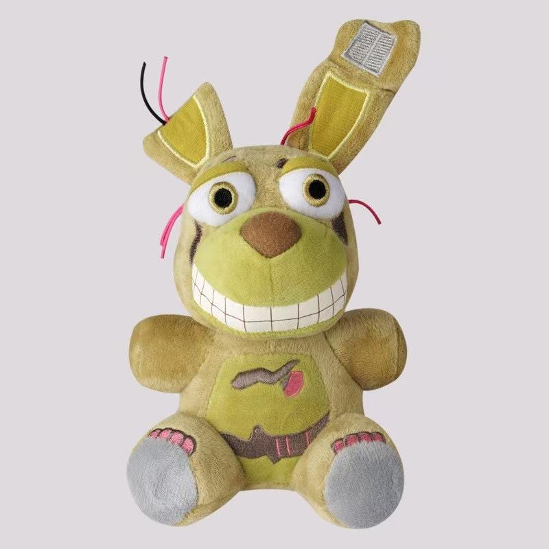 18Cm Bear Rabbit Game Ornament Cartoon  Freddy  Bonnie  Plush Keychains  Party Favors New Year Fans Gift