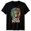 Made In Britain Lion National Pride Mens T-Shirt Womens Tee Graphic Top