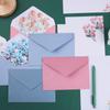 Office School Party Wedding Floral Pattern Paper Love Note Printed Flower Letter Envelopes Set